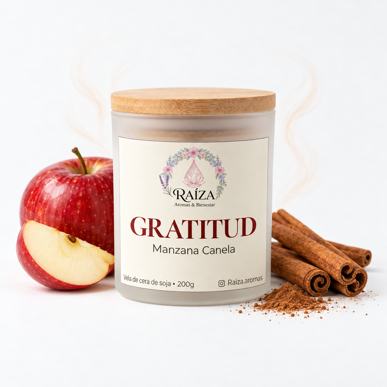 Vela de Cera de Soya - Recipiente Gratitud