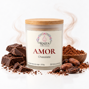 Vela de Cera de Soya - Recipiente Amor